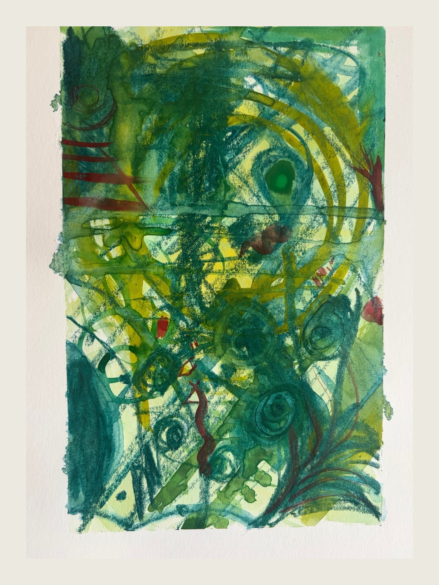 Grün-blaues Bild, Variation, Marit Mautner